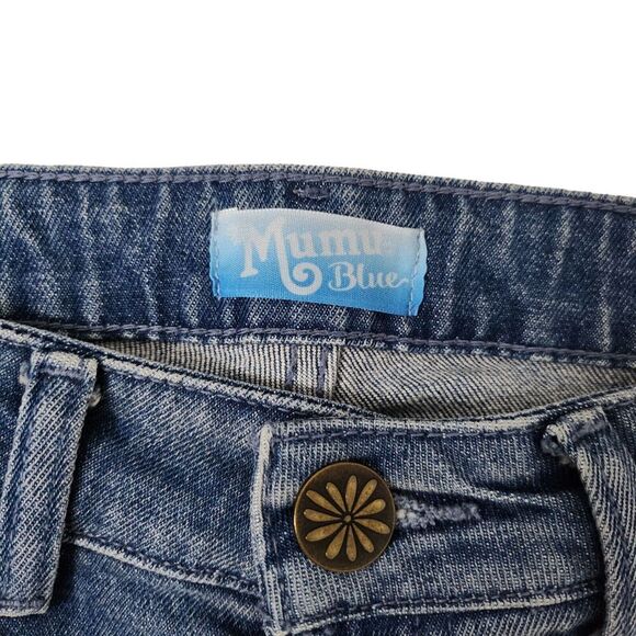 Show Me Your MuMu High Rise Blue Jeans - Picture 4 of 14